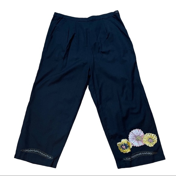 Nouveau Monde by Kaktus Linen Blend Capri Pants Women’s XL Inseam 23” NWT - Picture 1 of 10